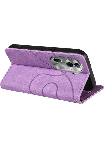 Kart Yuvası Standı Pu ile Oppo Reon 11 5g Kickstand Koruyucu Kılıf (Yurt Dışından)