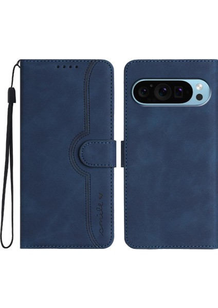 Google Pixel 9 Pro Case Premium Pu Cüzdan Yerleşik Mıknatıs ile Uyumlu (Yurt Dışından)