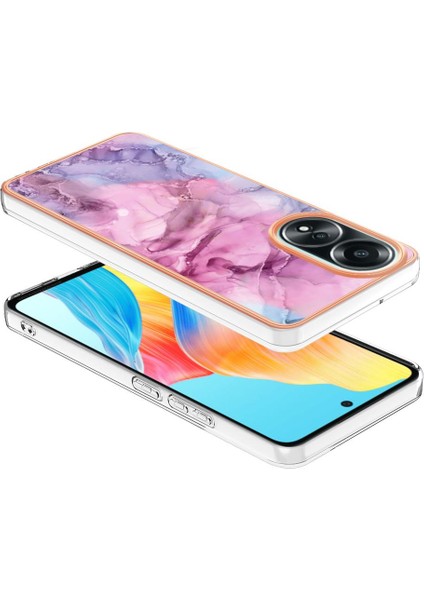 Oppo With 4g Tampon Tpu Silikon Darbeye Dayanıklı Mermer ile Uyumlu (Yurt Dışından) indirimleri