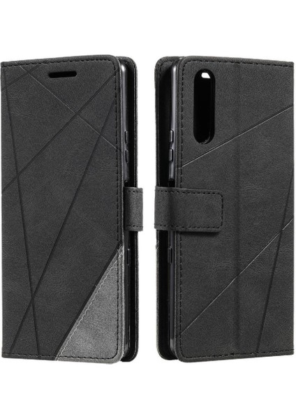 Sony Xperia 1V 2023 Için Manyetik Kart Tutucu Kickstand Pu Deri Kılıf (Yurt Dışından)