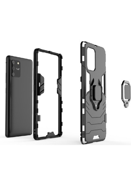 Samsung Galaxy S10 Lıte 360 &deg; Dönen Halka Darbeye Kapak Damla (Yurt Dışından)