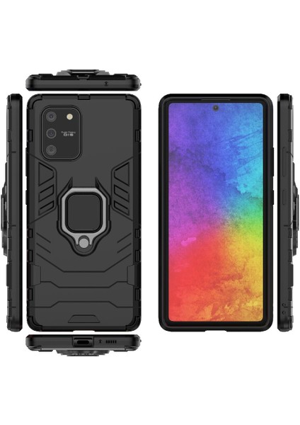 Samsung Galaxy S10 Lıte 360 &deg; Dönen Halka Darbeye Kapak Damla (Yurt Dışından)