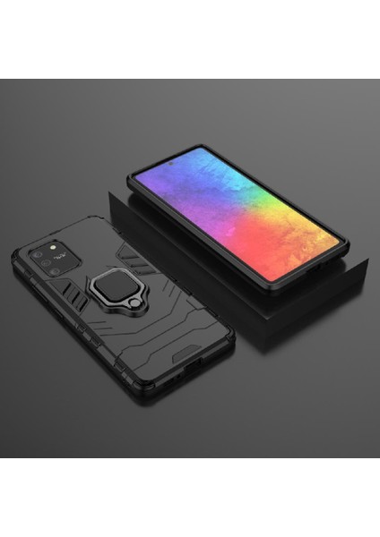 Samsung Galaxy S10 Lıte 360 &deg; Dönen Halka Darbeye Kapak Damla (Yurt Dışından)