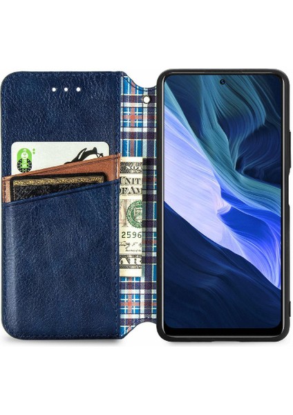 Infinix Not 10 Flip Kapak Için Kılıf Zarif Iş Deri Çanta (Yurt Dışından)