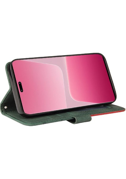 Kart Yuvası Standı ile Xiaomi 13 Lite Için Kılıf Pu Deri Flip Folio Kılıf (Yurt Dışından) modelleri