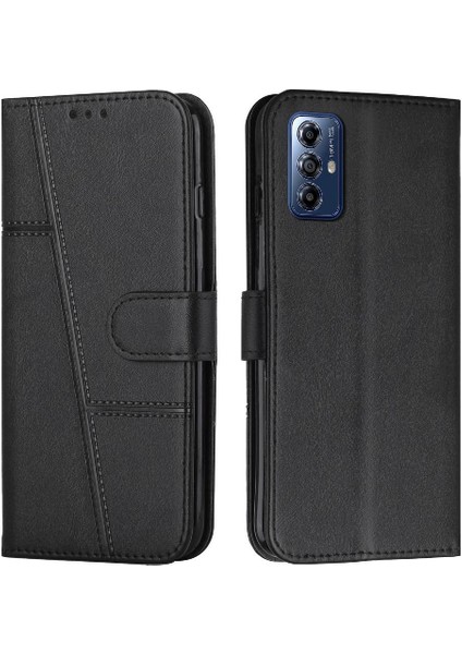 Motorola Moto G Oynamak Için Kılıf 4g 2024 Darbeye Kapak Çevirin Kart Tam Pu (Yurt Dışından)