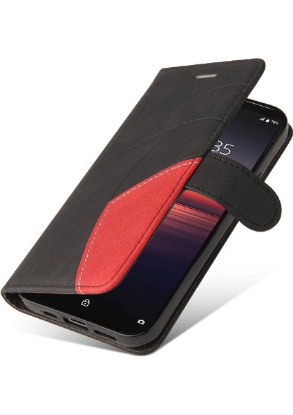 Sony Xperia1 Ii Pu Deri Flip Kart Yuvası Standı ile Folio Kılıf (Yurt Dışından)