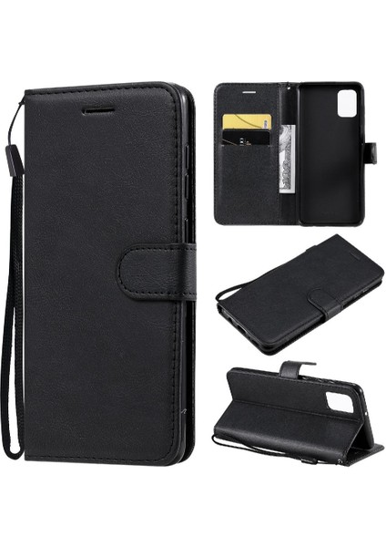 Samsung Galaxy Flip Iş Cüzdan Telefon Kılıfı Için Flip Case Klasik Katı (Yurt Dışından)