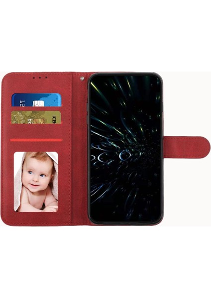 Samsung Galaxy Case 5g Yan Toka Pu Deri Kart Ekleme (Yurt Dışından)