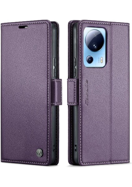 Xiaomi 13 Lite Kart Yuvası Cüzdan Durumda Anti Dolandırıcılık Darbeye Dayanıklı (Yurt Dışından)