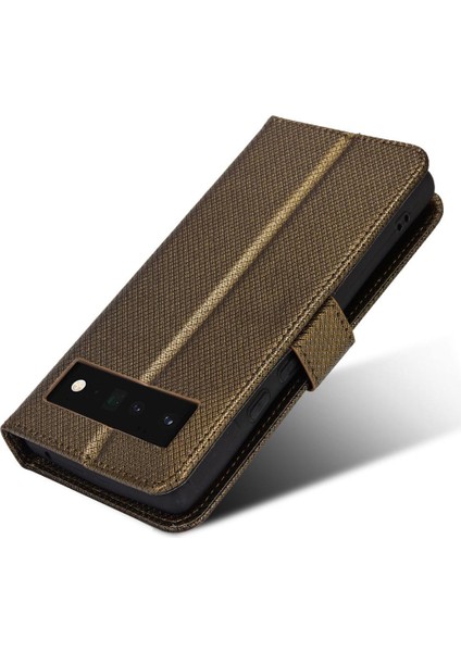 Google Piksel 6 Pro Kickstand Kart Tutucu Manyetik Cüzdan Kapağı Için Kılıf (Yurt Dışından) fırsatları