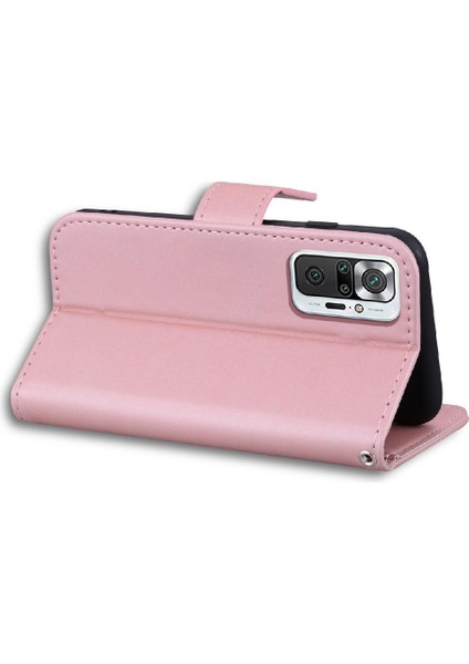 Xiaomi Redmi Not 10 Pro Için Flip Case Basit Iş Kapak Çevirin Deri (Yurt Dışından)