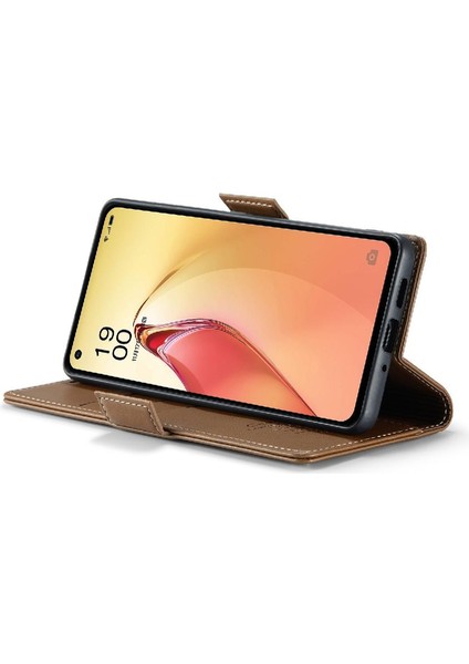 Oppo Caseme 8 Pro 5g Anti Dolandırıcılık Cüzdan Durumda Kart Yuvası Durumda (Yurt Dışından)