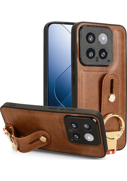 Xiaomi 14 Bilek Kayışı Uyumluluk Kolaylık Premium Pu Deri Kılıf (Yurt Dışından) fiyatları