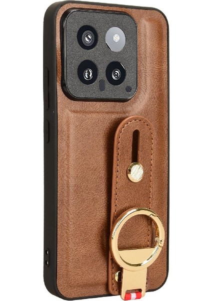 Xiaomi 14 Bilek Kayışı Uyumluluk Kolaylık Premium Pu Deri Kılıf (Yurt Dışından) fırsatları