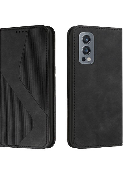 Oneplus Nord 2 5g Pu Deri Manyetik Cüzdan Kickstand Kart Yuvaları Için Kılıf (Yurt Dışından)