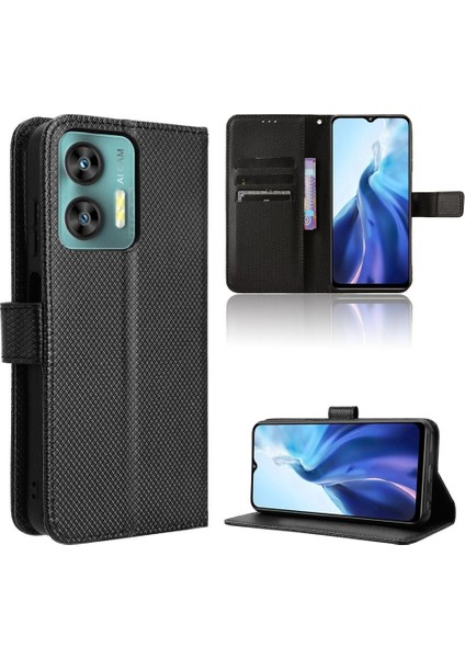Oukitel C35 Kickstand Kart Tutucu Manyetik Cüzdan Kapak Için Kılıf (Yurt Dışından)