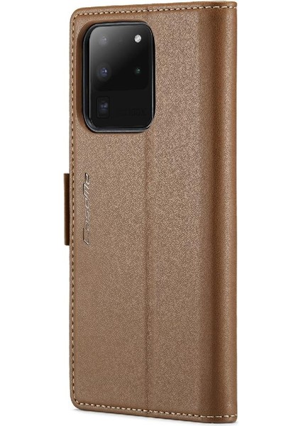 Samsung Galaxy S20 Ultra Darbeye Dayanıklı Durumda Anti Dolandırıcılık Cüzdan (Yurt Dışından) modelleri