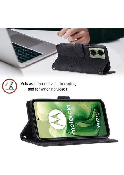 Motorola Moto G24 4G/G04 4g Kart Tutucu Cüzdan Kapak Çevirin Deri (Yurt Dışından) modelleri