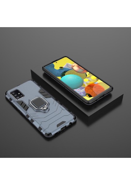 Samsung Galaxy A51 5g Darbeye Kapak Kickstand Askeri Damla (Yurt Dışından) modelleri