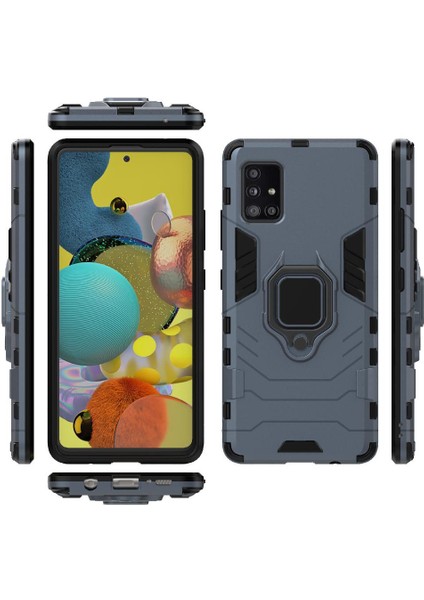Samsung Galaxy A51 5g Darbeye Kapak Kickstand Askeri Damla (Yurt Dışından) fırsatları