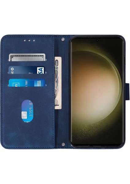 Samsung Galaxy S24 Ultra 5g Için Kılıf Pu Deri Cüzdan Kapak Çevirin Folio (Yurt Dışından)