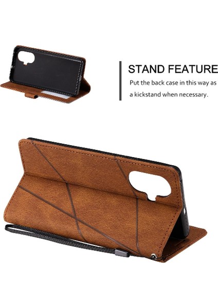Realme 10 Pro Artı Kart Tutucu Için Kılıf Kickstand Cüzdan Flip Folio Pu (Yurt Dışından)