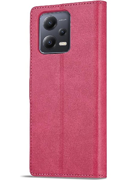 Xiaomi Redmi Not 12 Pro Artı Buzağı Doku Yatay Flip Case (Yurt Dışından)