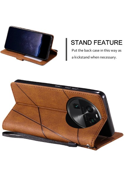 Oppo Bulmak Için Kılıf X6 Pro Kart Tutucu Kickstand Cüzdan Flip Folio Manyetik (Yurt Dışından)