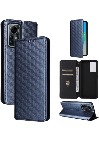 Zte Blade A72S 3D Desen Cüzdan Kart Yuvaları Tutucu Manyetik Pu (Yurt Dışından)