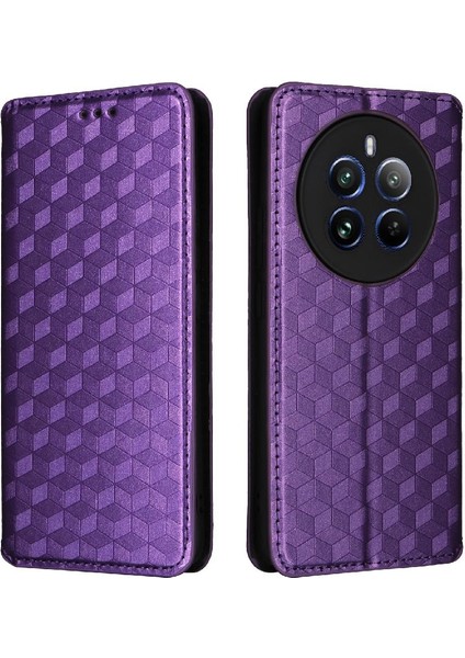 Realme 12 Pro/12 Pro Artı 5g Kart Yuvaları Tutucu 3D Desen Pu (Yurt Dışından)