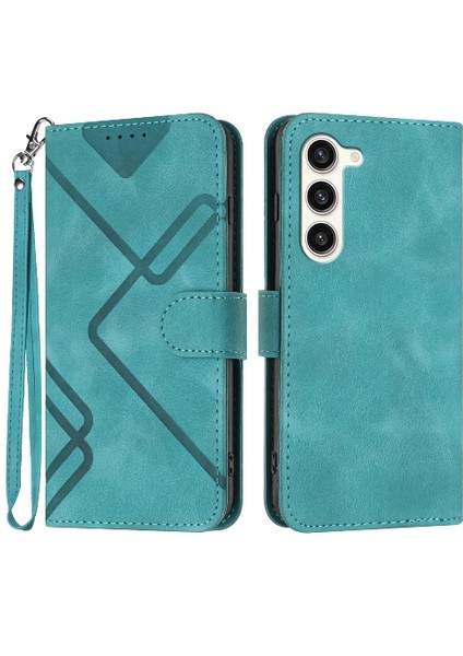 Kart Yuvası Standı ile Samsung Galaxy S24 Pu Deri Flip Cüzdan (Yurt Dışından)