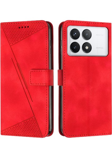 Xiaomi Redmi Için Kılıf K70/K70 Pro Pu Deri Darbeye Kapak Kapak Yan (Yurt Dışından)