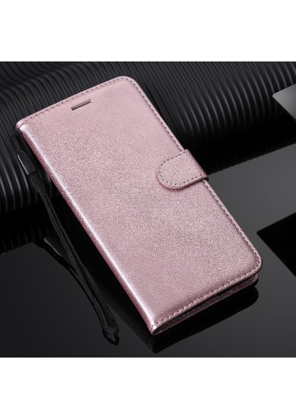 Kart Yuvası Klasik Düz Renk Yüksek ile Samsung Galaxy A40 Için Flip Case (Yurt Dışından)