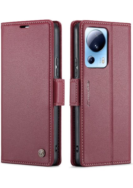 Xiaomi 13 Lite Kart Yuvası Cüzdan Durumda Anti Dolandırıcılık Darbeye Dayanıklı (Yurt Dışından)
