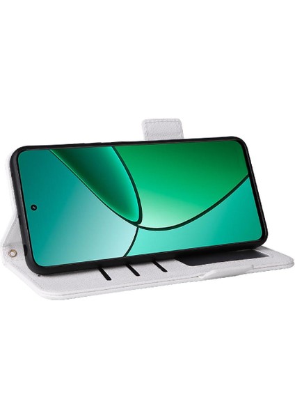 Realme 12 Artı 5g Pu Deri Manyetik Cüzdan Yan Toka Kartı (Yurt Dışından) modelleri