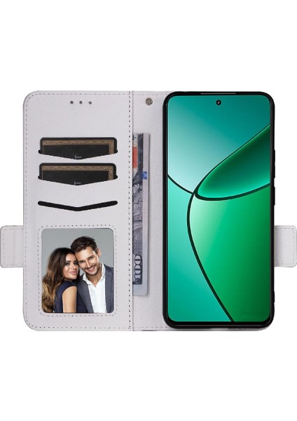 Realme 12 Artı 5g Pu Deri Manyetik Cüzdan Yan Toka Kartı (Yurt Dışından) indirimleri