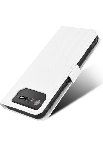 Asus Rog Telefon 6 Kickstand Manyetik Cüzdan Kapak Kart Tutucu Için Kılıf (Yurt Dışından)
