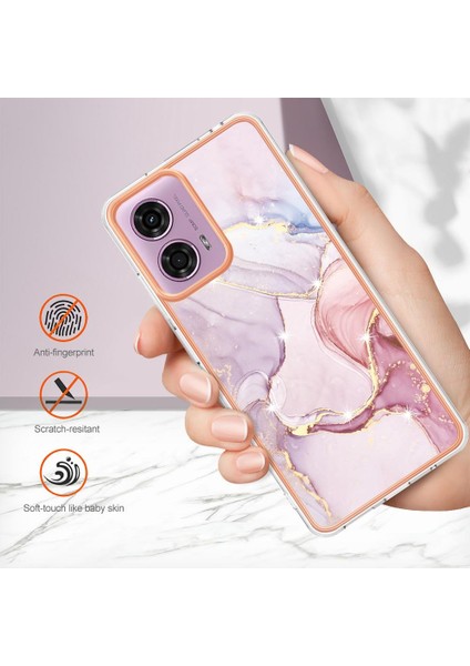 Motorola Moto G24 4G/G04 4g Ince Tpu Mermer Desen Koruma (Yurt Dışından) fiyatları