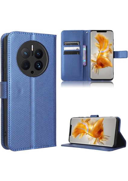 Huawei Mate 50 Pro Için Kılıf Kart Tutucu Kapak Kickstand Manyetik Cüzdan (Yurt Dışından)