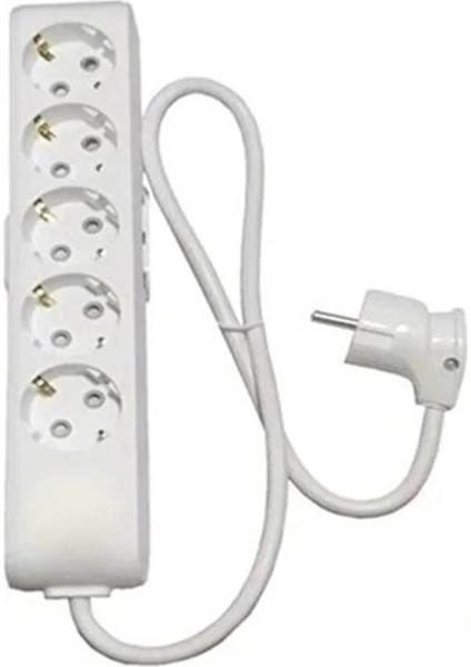 Multi-Let 5'li 4 Metre Topraklı Çocuk Korumalı Grup Priz (3x2.5 Ttr Tam Bakır Kalın Kablolu)