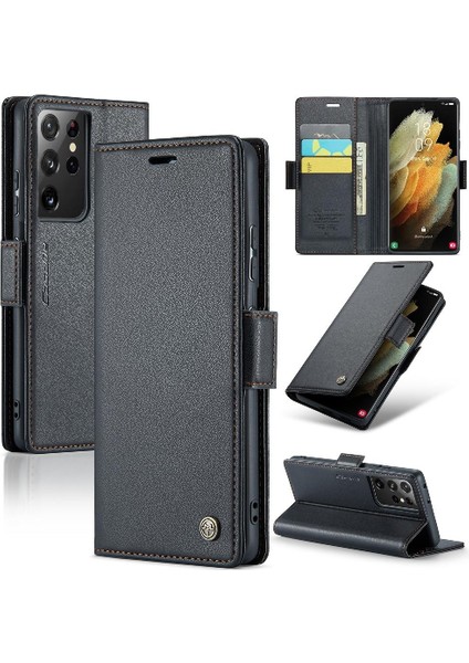 Samsung Galaxy S21 Ultra Kickstand Cüzdan Kılıf Darbeye Dayanıklı (Yurt Dışından) indirimleri