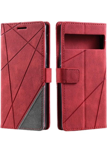 Google Piksel 7 Pro Kart Tutucu Için Kılıf Kickstand Cüzdan Flip Folio Pu (Yurt Dışından)