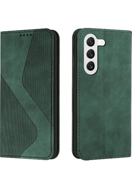 Samsung Galaxy S23 Artı Folio Flip Kart Yuvaları Tutucu Manyetik Pu (Yurt Dışından)