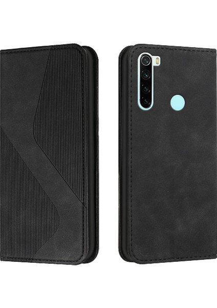 Xiaomi Redmi Not 8 Için Kılıf Manyetik Folio Kapak Pu Deri Cüzdan Kart (Yurt Dışından)