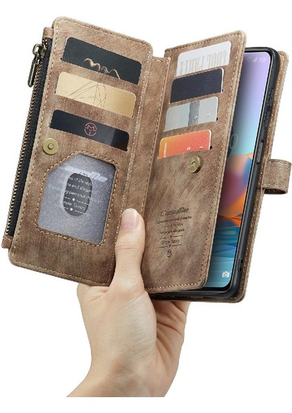 Xiaomi Redmi Not 10 Pro 4g Için Caseme Durumda Cüzdan Kılıf Kadın Erkek Kart (Yurt Dışından)