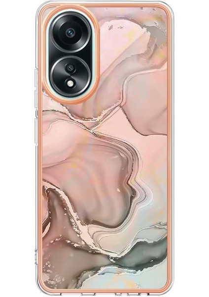 Oppo With 4g Tampon Tpu Silikon Darbeye Dayanıklı Mermer ile Uyumlu (Yurt Dışından) indirimleri