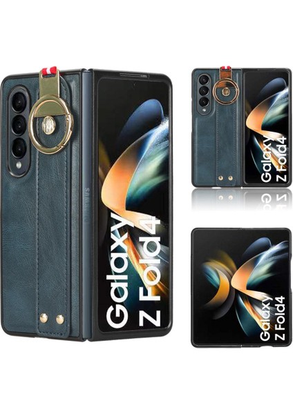 Samsung Galaxy Z Için Kılıf Fold 4 Uyumluluk Kolaylık Bilek Kayışı Pu (Yurt Dışından)