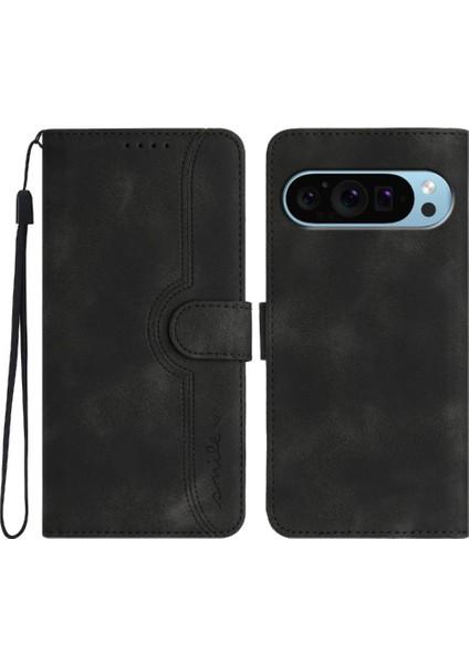 Google Pixel 9 Pro Case Premium Pu Cüzdan Yerleşik Mıknatıs ile Uyumlu (Yurt Dışından)