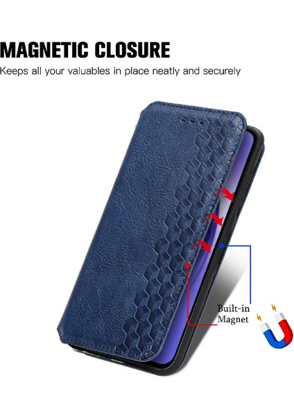 Samsung Galaxy Case 5g Flip Kapak Moda Tasarım Cüzdan Fonksiyonu (Yurt Dışından)